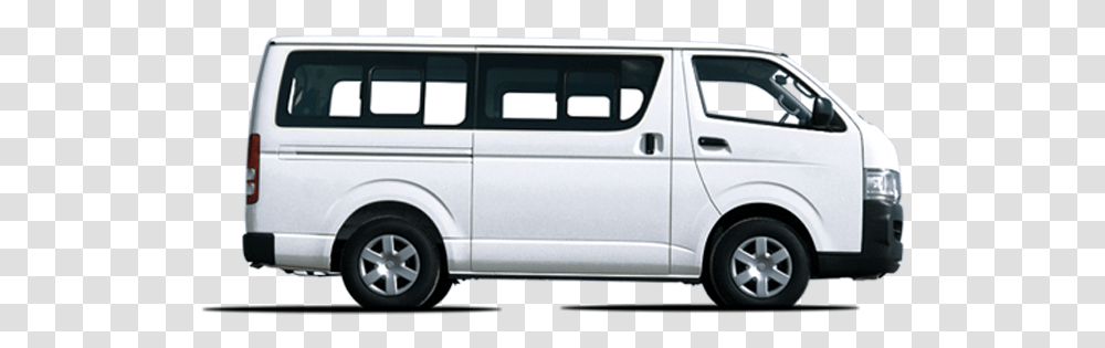 Toyota Hiace 15 Places, Minibus, Van, Vehicle, Transportation Transparent Png