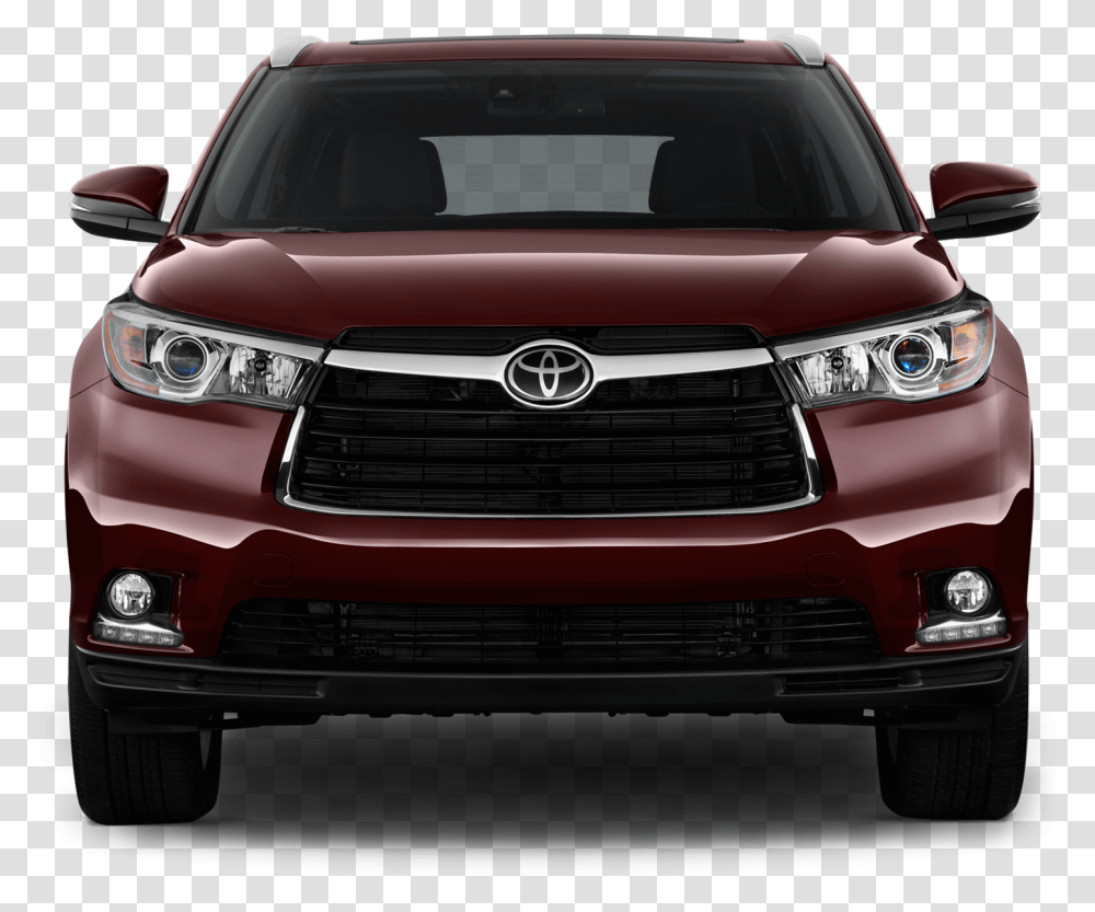Toyota Highlander 2015 Front, Car, Vehicle, Transportation, Tire Transparent Png