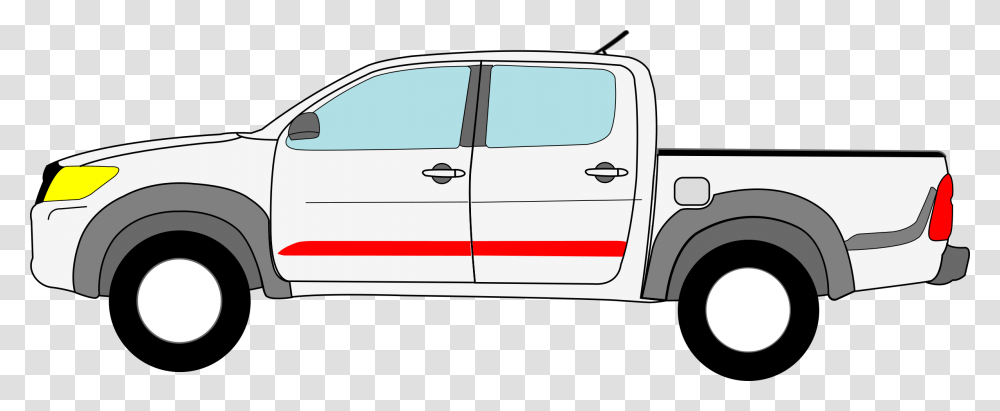Toyota Hilux Side View Icons, Pickup Truck, Vehicle, Transportation, Car Transparent Png