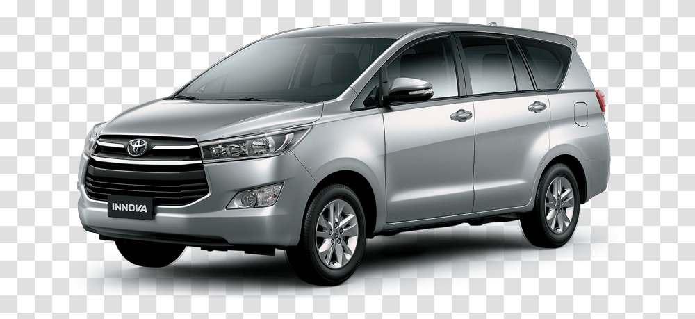 Toyota Innova Silver Metallic, Car, Vehicle, Transportation, Van Transparent Png