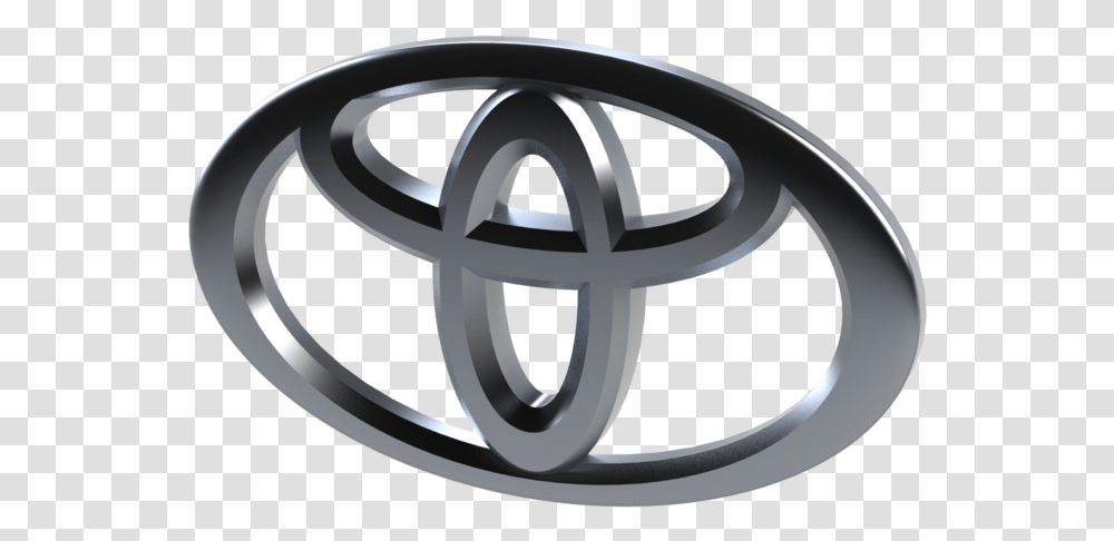 Toyota Logo 3d, Trademark, Emblem Transparent Png