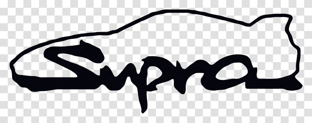 Toyota Supra Logo Toyota Supra Logo, Silhouette, Animal, Wildlife Transparent Png