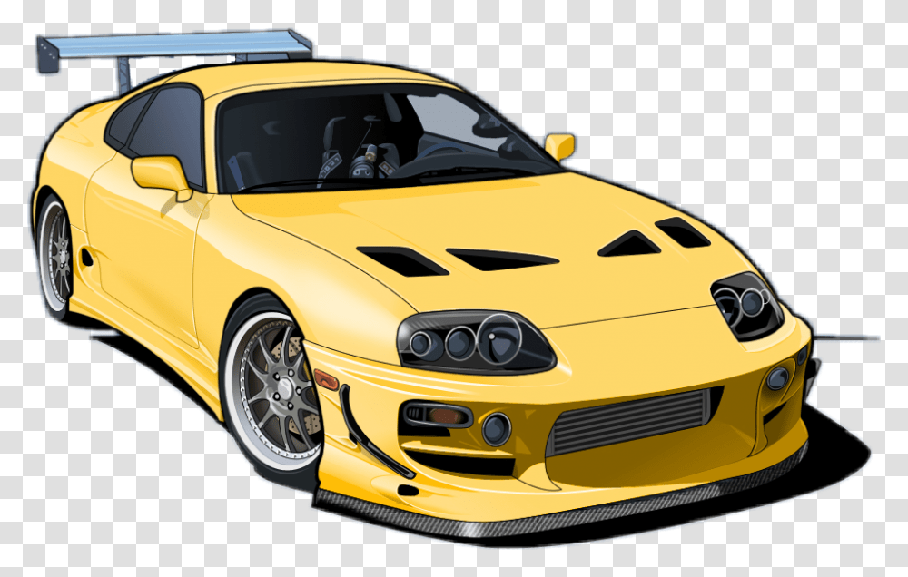 Toyota Supra Toyota Supra Mk4 Bomex, Car, Vehicle, Transportation, Taxi Transparent Png