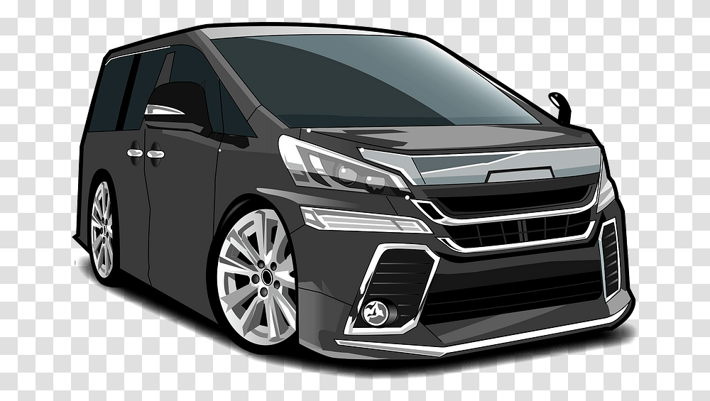 Toyota Vellfire Car Clipart Velfire Car, Vehicle, Transportation, Automobile, Wheel Transparent Png