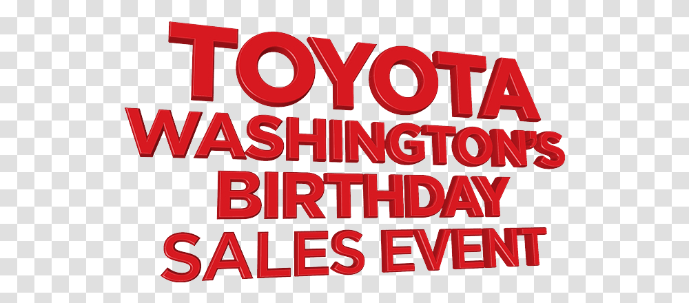 Toyota Washington S Birthday Sales Event Circle, Word, Alphabet Transparent Png