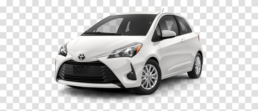 Toyota Yaris 2018 White, Car, Vehicle, Transportation, Sedan Transparent Png