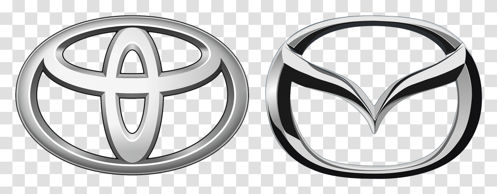 Toyotamazda Logo Mazda Logo Toyota Logo, Trademark, Emblem Transparent Png