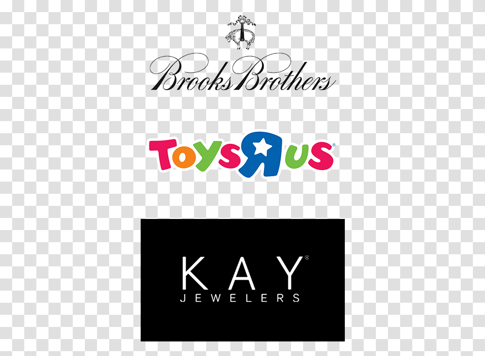 Toyrs R Us Brooks Brothers Kay Jewlers Toys R Us, Label, Logo Transparent Png