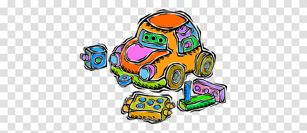 Toys Building Blocks Toy Car Royalty Free Vector Clip Art, Vehicle, Transportation, Cake Transparent Png
