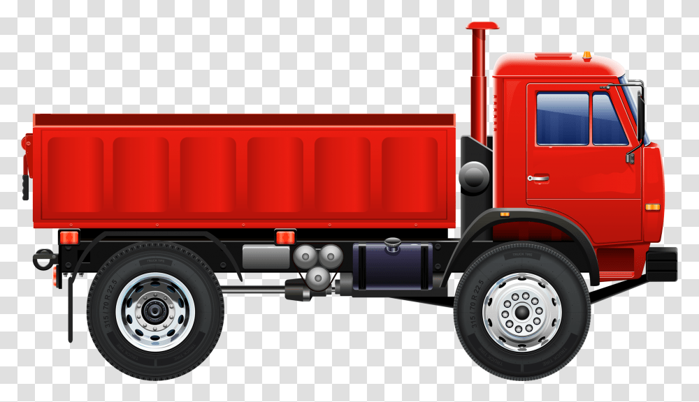 Toys Clipart Happy New Year With Truck, Vehicle, Transportation, Trailer Truck, Fire Truck Transparent Png