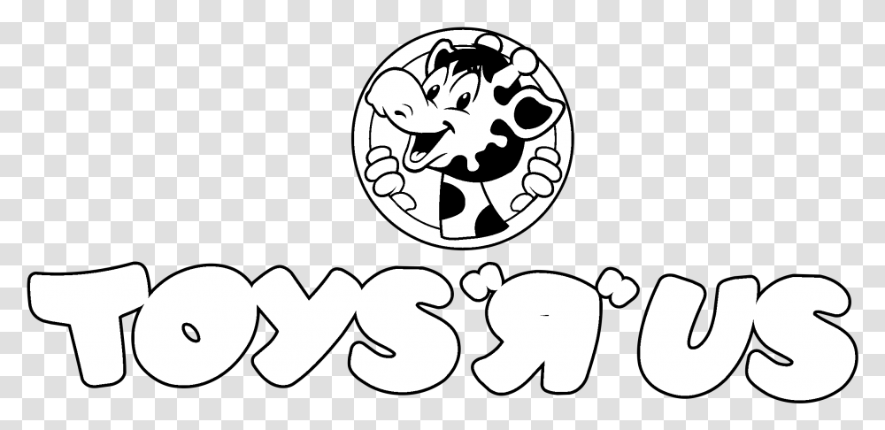 Toys R Us Black And White, Stencil Transparent Png