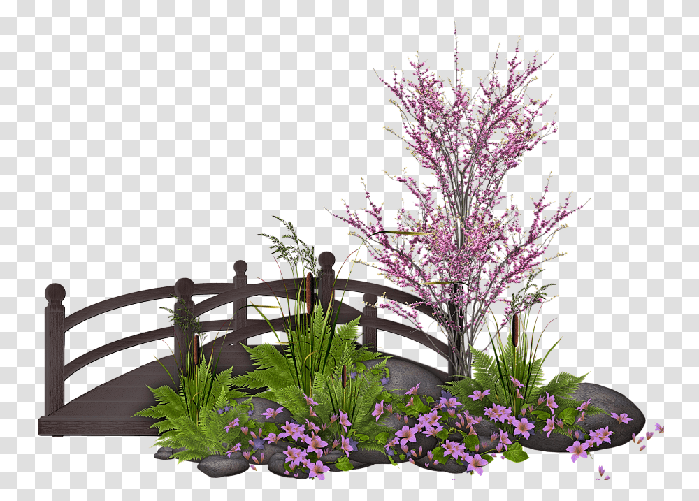 Tp Bridge Lobelia, Plant, Flower, Grass, Vase Transparent Png