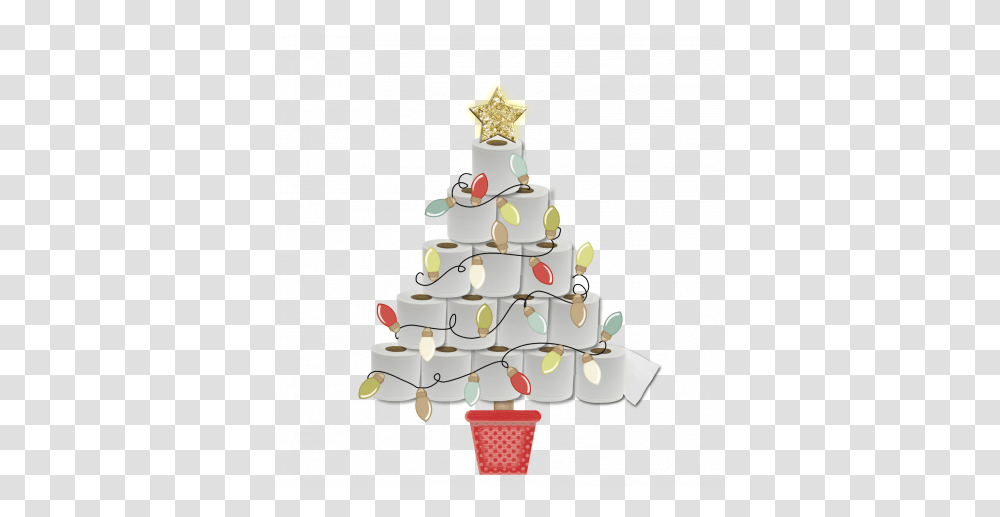 Tp Christmas Tree 2020 Graphic By Beckey Barton Pixel Christmas Tree Made Of Toilet Rolls, Plant, Wedding Cake, Dessert, Food Transparent Png