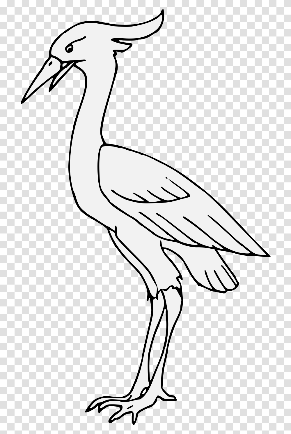 Traceable Birds, Crane Bird, Animal, Stork, Waterfowl Transparent Png