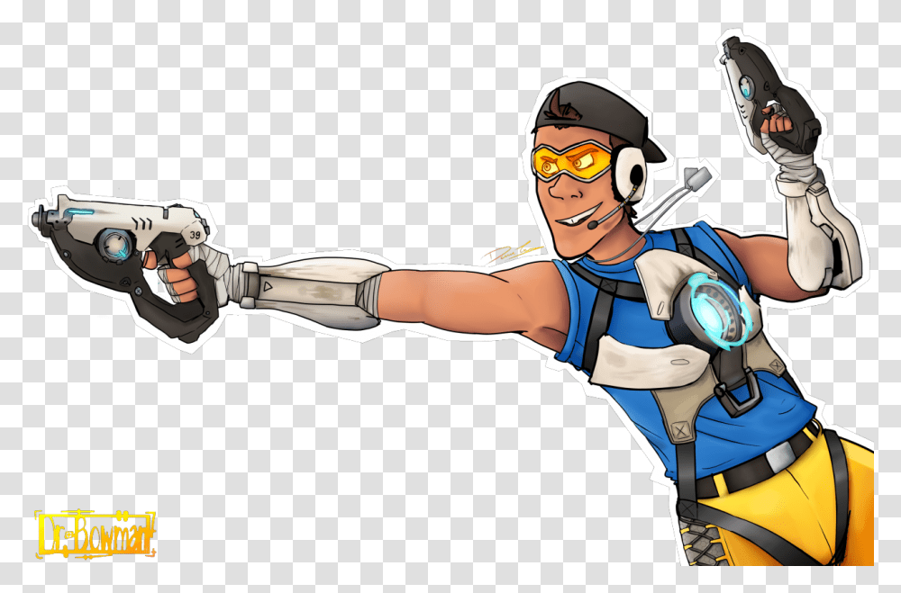 Tracer And Scout Fanart, Person, Sport, Hand, People Transparent Png