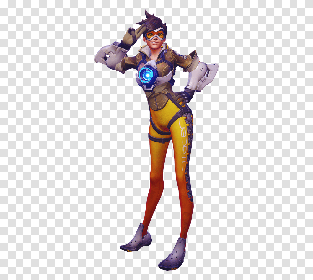 Tracer, Costume, Person, Female Transparent Png