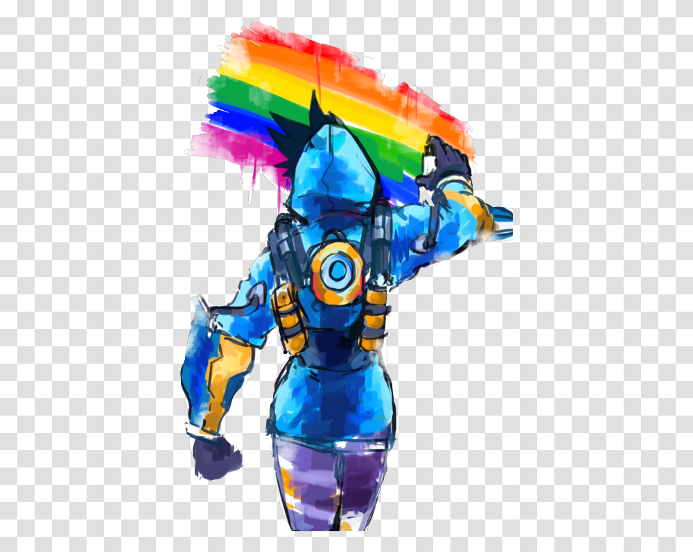 Tracer Overwatch Clipart Tracer, Robot Transparent Png