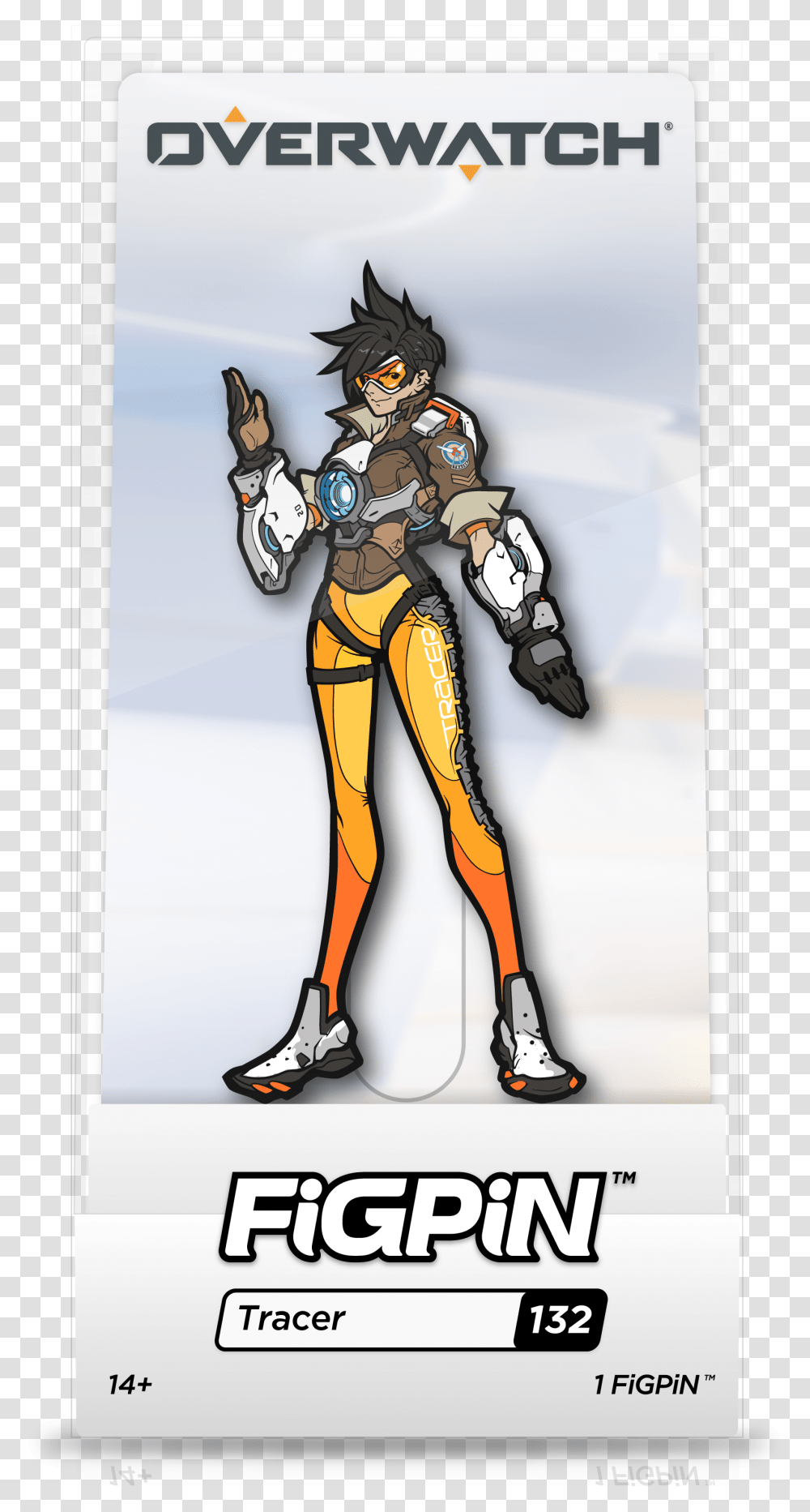Tracer Overwatch Figpin Overwatch, Comics, Book, Person, Manga Transparent Png