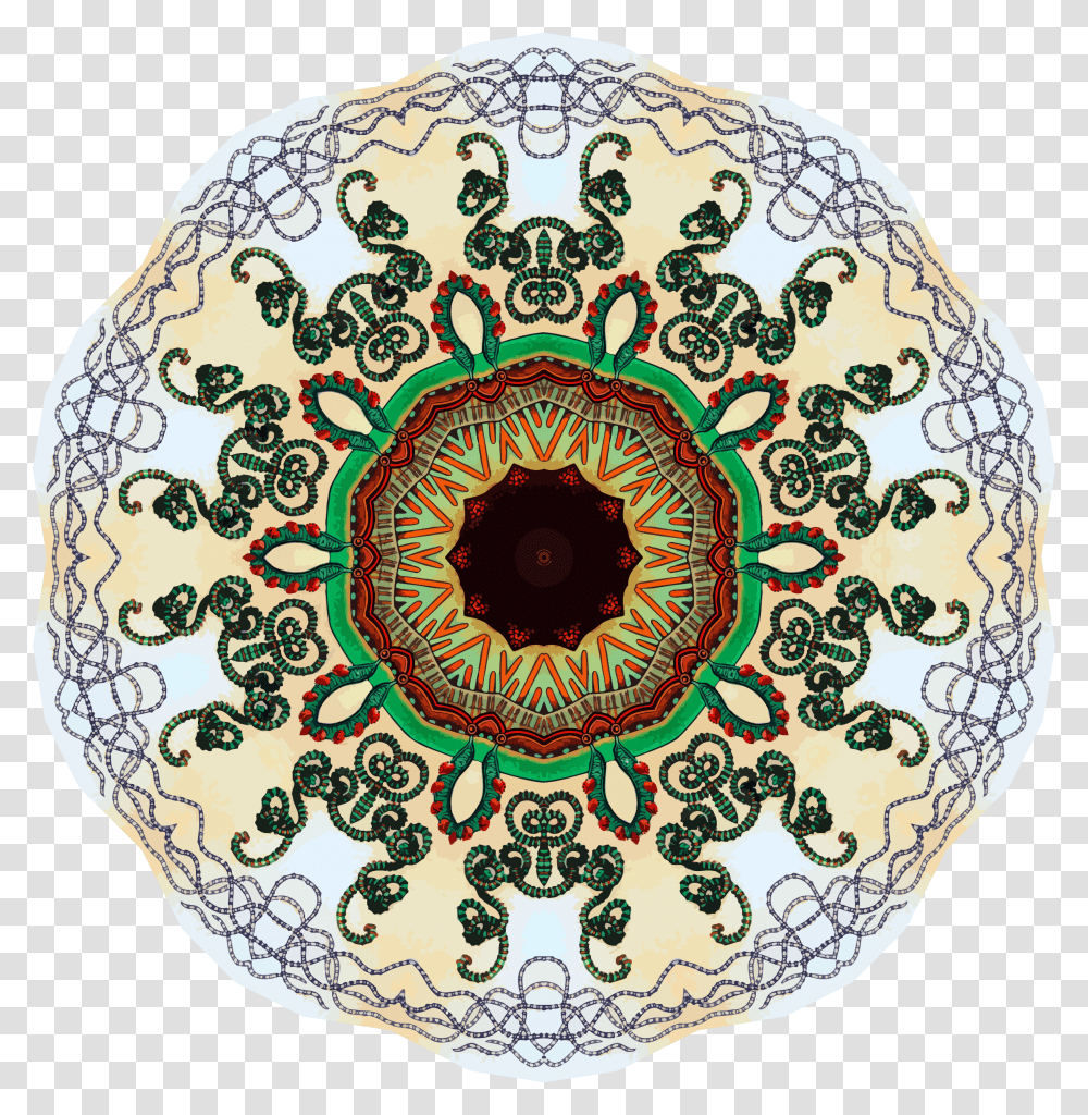 Trachomedusae 1 Clip Arts, Pattern, Rug, Ornament, Fractal Transparent Png