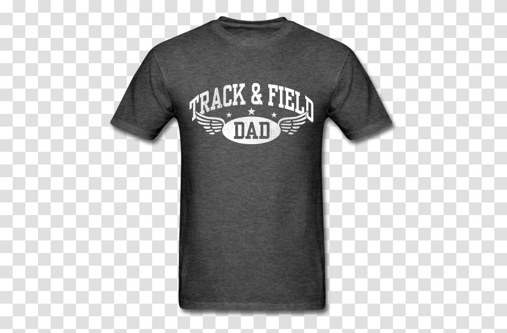 Track Amp Field Dad T Shirt Design T Shirt, Apparel, T-Shirt, Sleeve Transparent Png