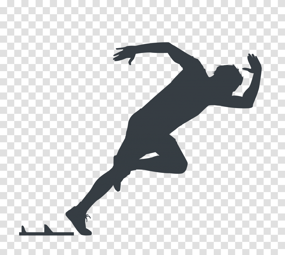 Track And Field, Person, Human, Silhouette, Sport Transparent Png