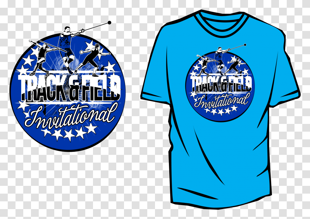 Track And Field Vector Design For Tshirt And Apprel Track Invitational Shirts, Apparel, T-Shirt, Outer Space Transparent Png