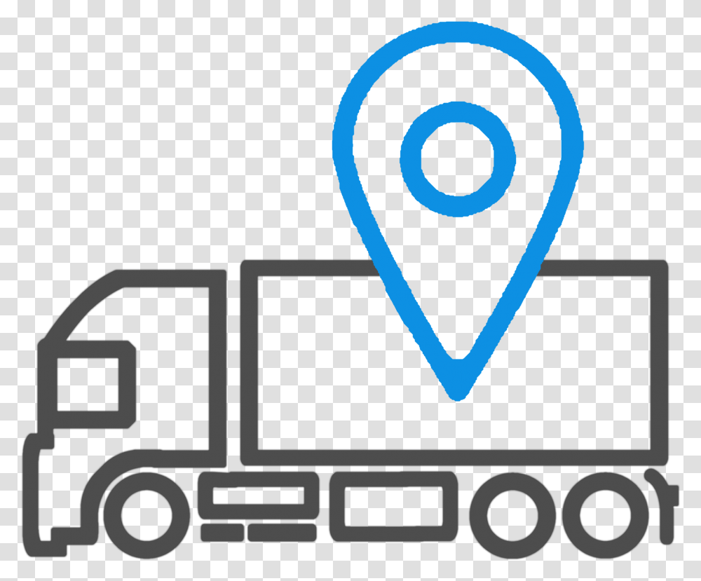 Tracking Icon Fleet Management Icon Truck, Label, Logo Transparent Png