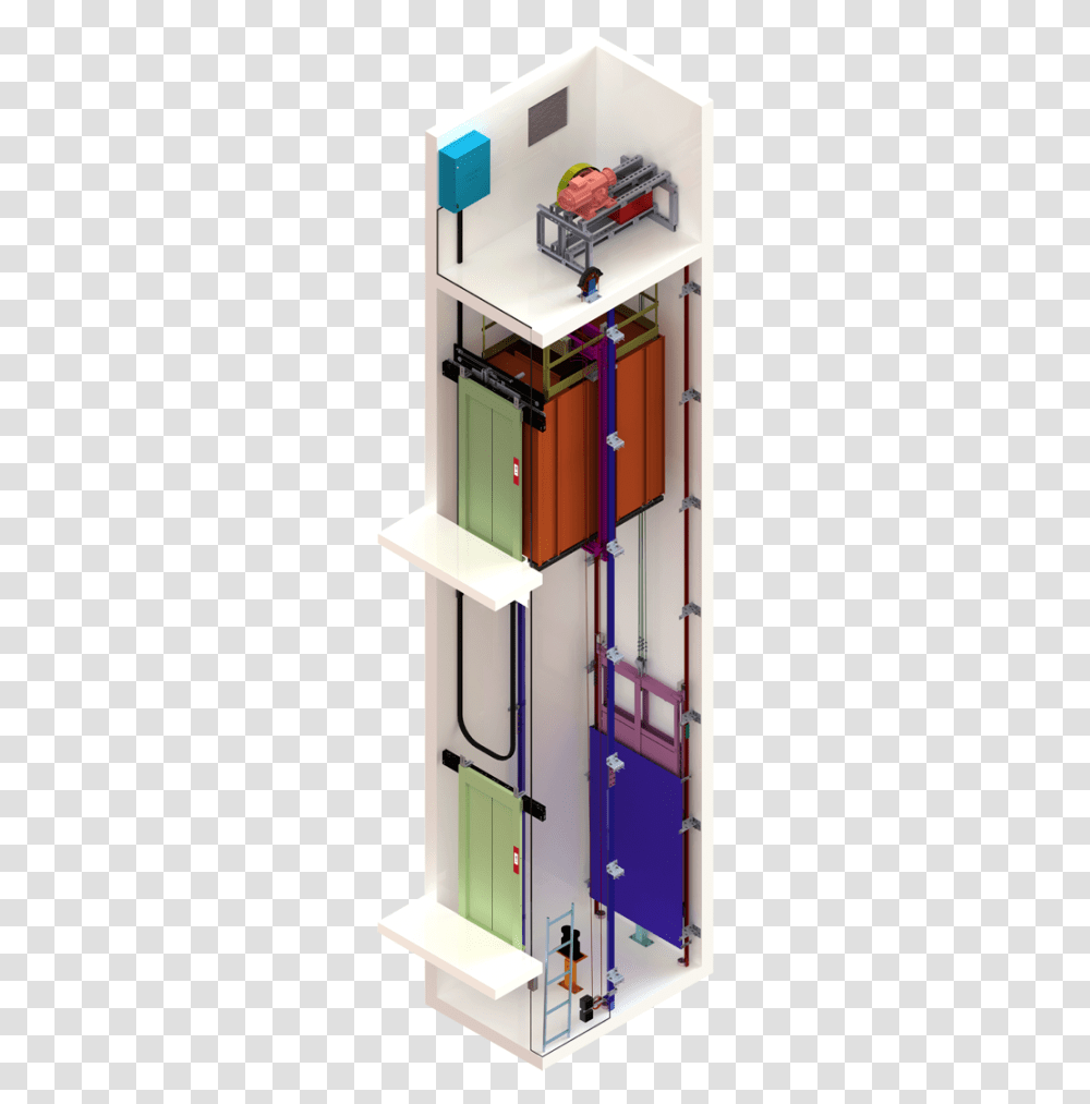 Traction Elevator, Outdoors, Toolshed, Cabinet, Furniture Transparent Png