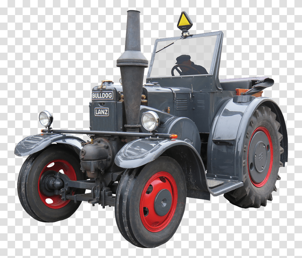 Tractor All Tractor, Person, Vehicle, Transportation, Wheel Transparent Png