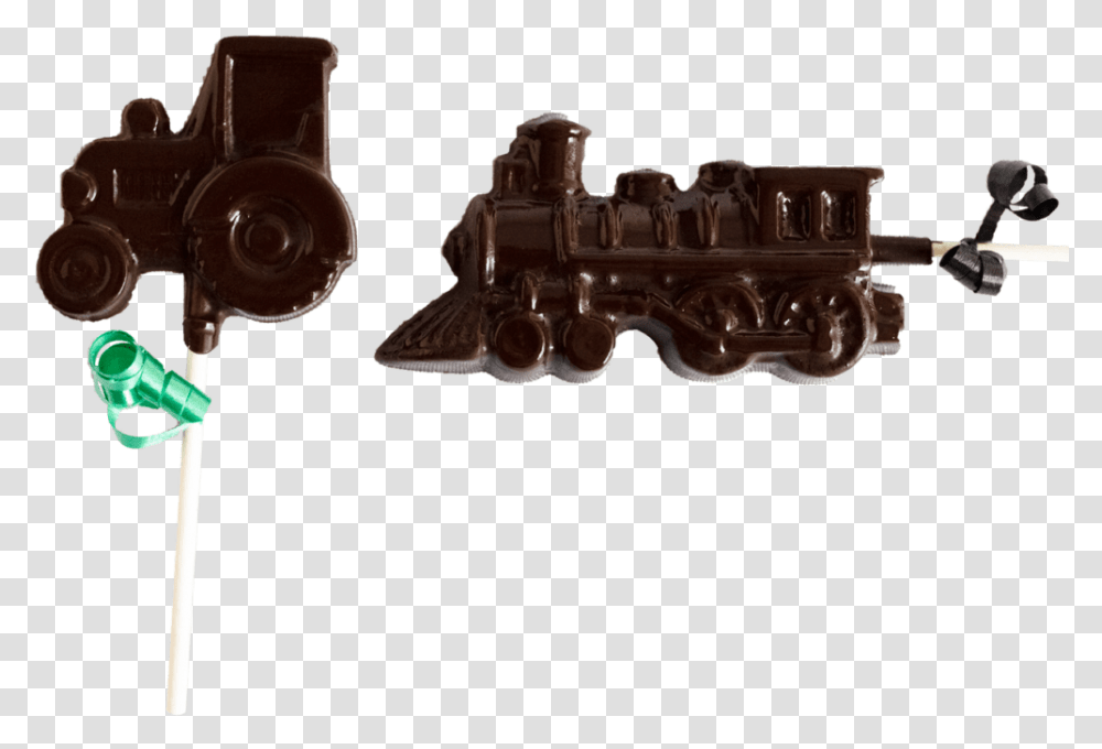 Tractor Amp Train Lollipops Rotor, Weapon, Gun, Bronze, Condo Transparent Png