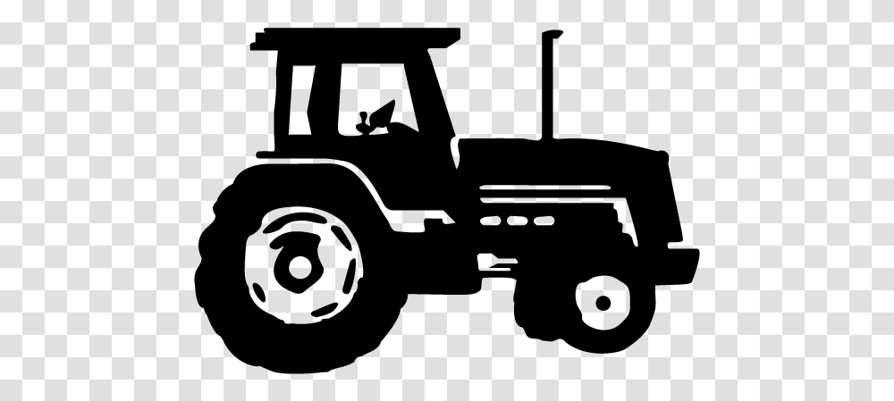 Tractor Black And White, Gray, World Of Warcraft Transparent Png