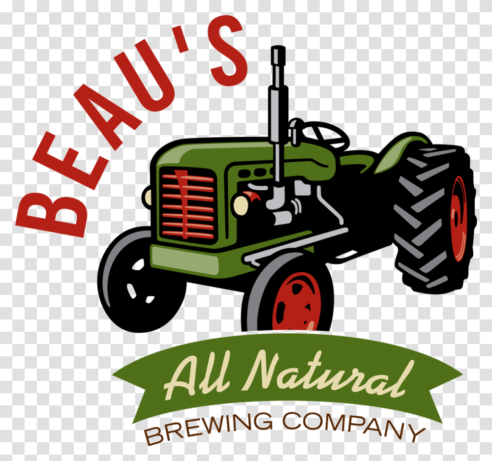 Tractor Clipart Beau's All Natural Brewing Company, Tool, Lawn Mower, Fire Truck, Vehicle Transparent Png
