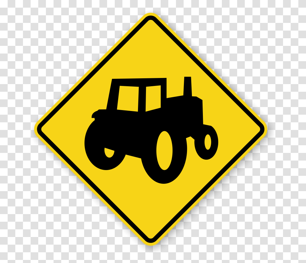 Tractor Clipart Crossing, Road Sign, Stopsign Transparent Png