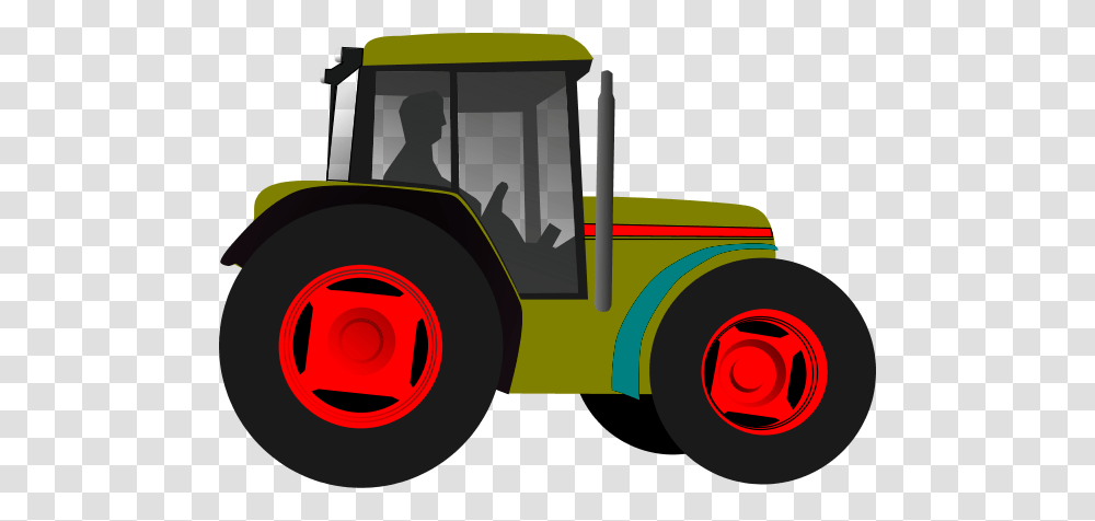 Tractor Clipart Little Green, Vehicle, Transportation, Fire Truck, Tire Transparent Png
