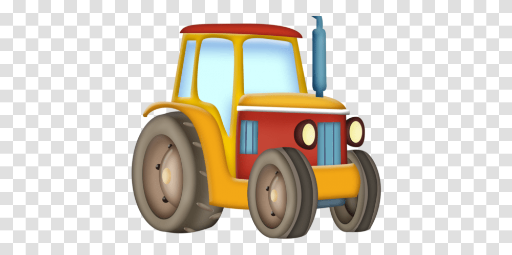Tractor Clipart Tractor Infantil, Vehicle, Transportation, Bulldozer, Lawn Mower Transparent Png