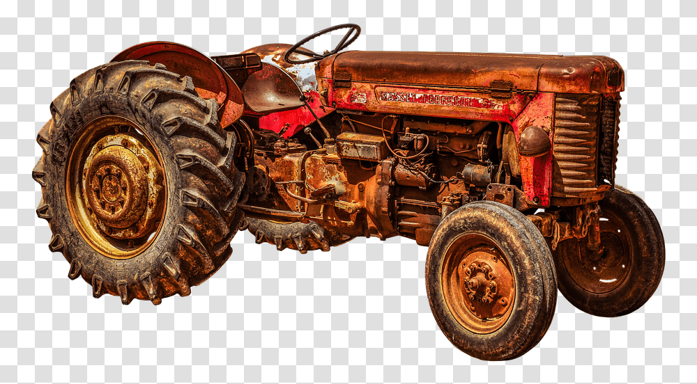Tractor Hd Photo Old Farm Tractor, Machine, Engine, Motor, Wheel Transparent Png