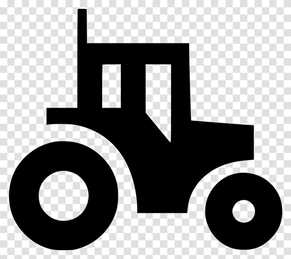 Tractor Icon Free Download, Stencil, Number Transparent Png