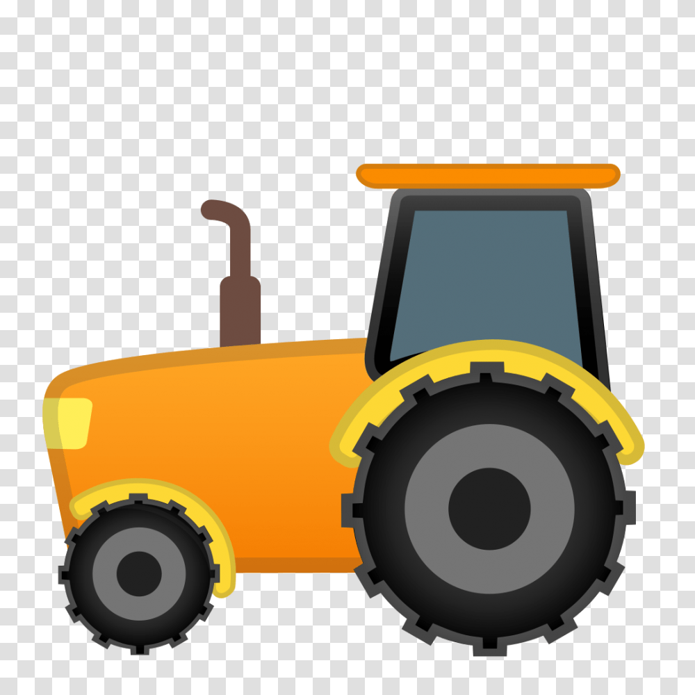 Tractor Icon Noto Emoji Travel Places Iconset Google, Vehicle, Transportation, Bulldozer, Lawn Mower Transparent Png