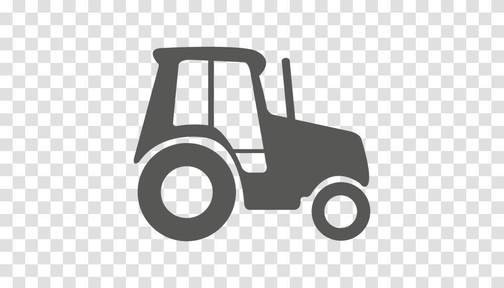 Tractor Side Icon, Vehicle, Transportation, Bulldozer Transparent Png