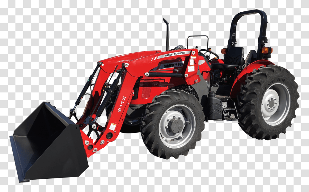 Tractor Silhouette Mahindra 5545 Tractor, Vehicle, Transportation, Bulldozer, Lawn Mower Transparent Png