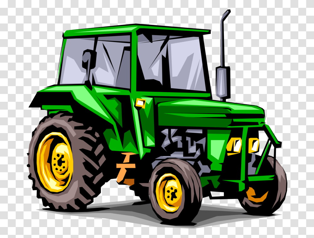 Tractor Silhouette Traktor John Deere Clipart, Vehicle, Transportation, Wheel, Machine Transparent Png