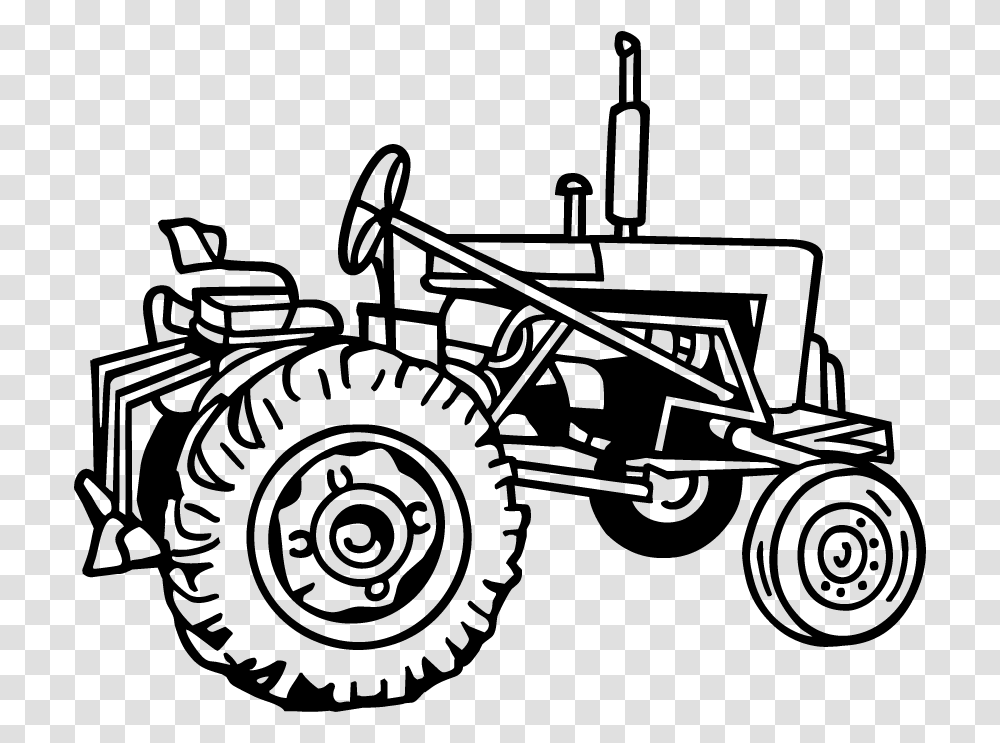 Tractor, Vehicle, Transportation, Bulldozer Transparent Png