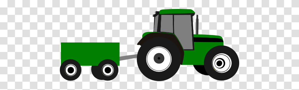 Tractor With Wagon Clipart, Vehicle, Transportation, Tire, Wheel Transparent Png