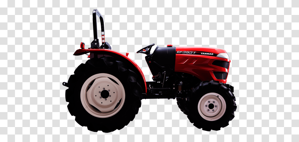 Tractor Yanmar Tractor Side View, Motorcycle, Vehicle, Transportation, Wheel Transparent Png