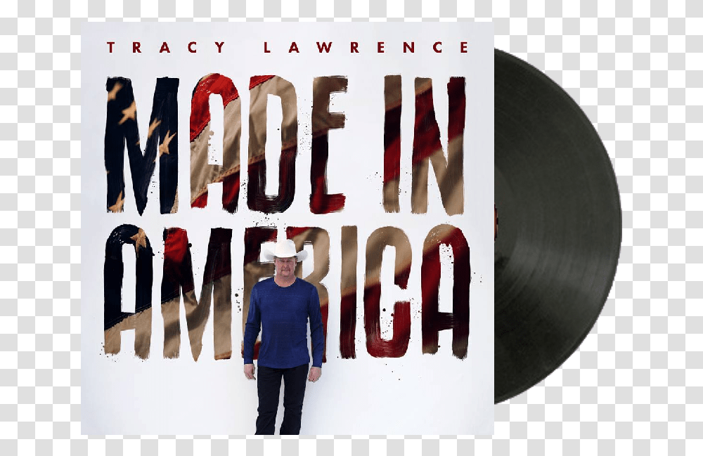 Tracy Lawrence Signed Made In America VinylTitle Tracy Lawrence Made In America, Person, Alphabet Transparent Png