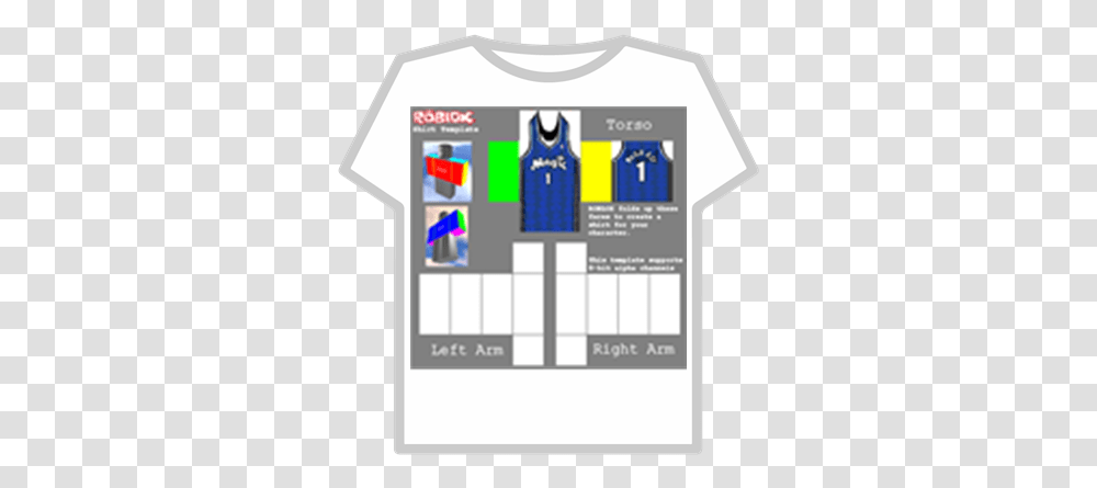 Tracy Mcgrady Orlando Magic Away Jersey Roblox Roblox Shirt Temple, Clothing, Text, Number, Symbol Transparent Png