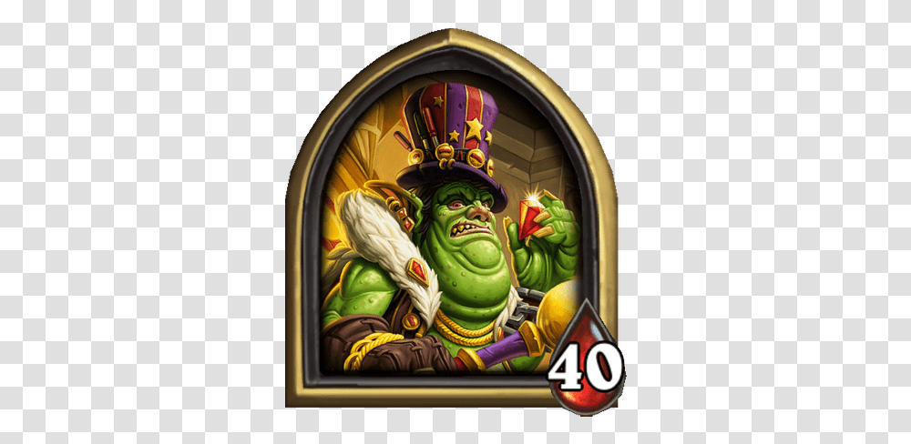 Trade Prince Gallywix Hearthstone Battlegrounds, Person, Human, Painting, Stained Glass Transparent Png