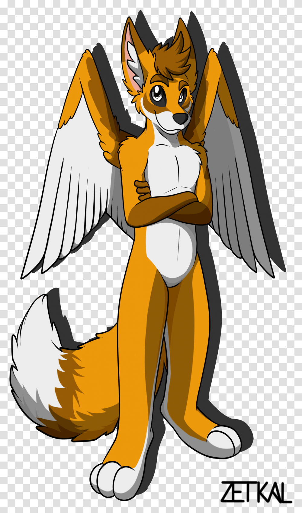 Trade Shadow Fox Cartoon, Angel, Archangel, Statue, Sculpture Transparent Png