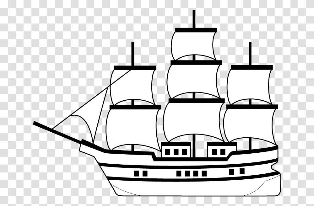 Trading Ship Clipart Draw A Slave Ship, Stencil, Weapon, Weaponry, Symbol Transparent Png