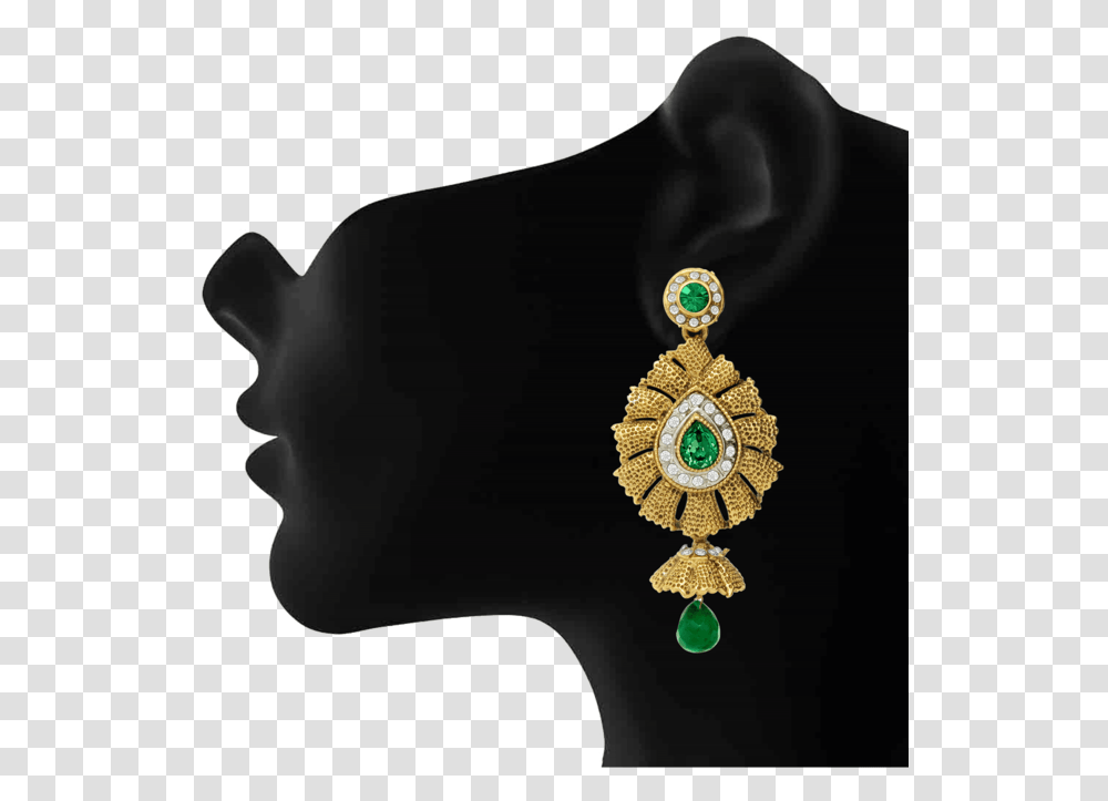 Traditional Ethnic Green Flame Dangler Earrings With Earrings, Jewelry, Accessories, Accessory, Logo Transparent Png